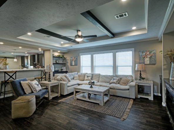 Helicon pre-fab home floor plan at Farm Creek Living, Lineville AL