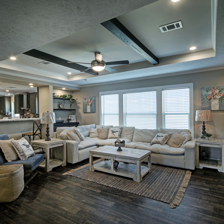 Helicon pre-fab home floor plan at Farm Creek Living, Lineville AL
