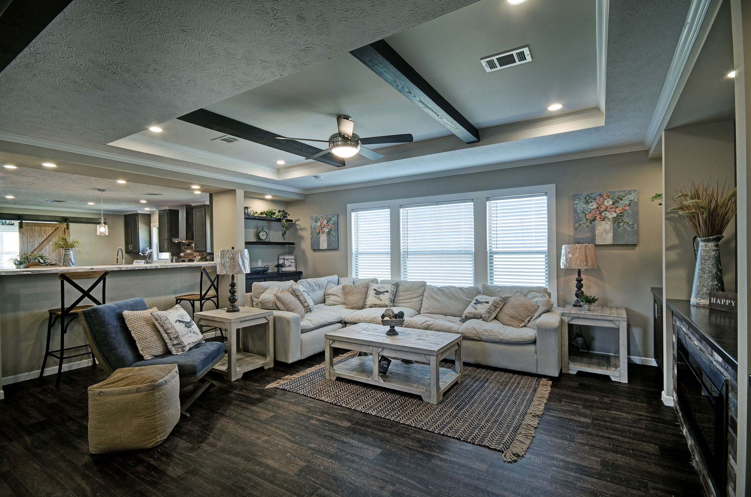 Helicon pre-fab home floor plan at Farm Creek Living, Lineville AL