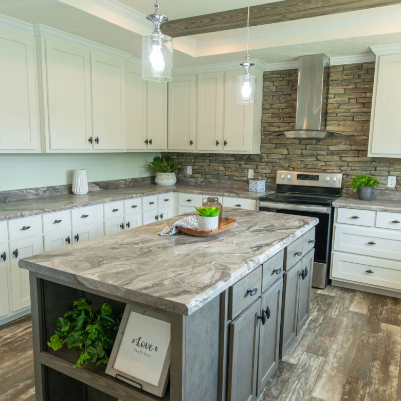 Lynn pre-fab home floor plan at Farm Creek Living, Lineville AL